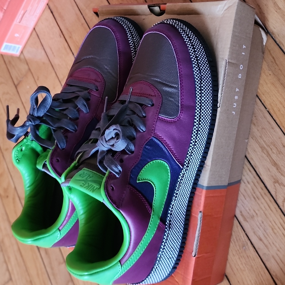 Air Force 1 Midnight Fog inside out